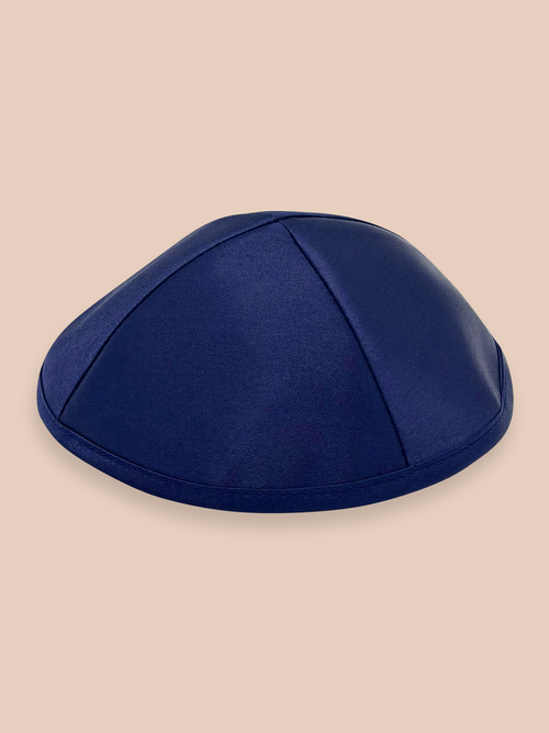 Custom Lined Satin Kippah – Personalized Logo