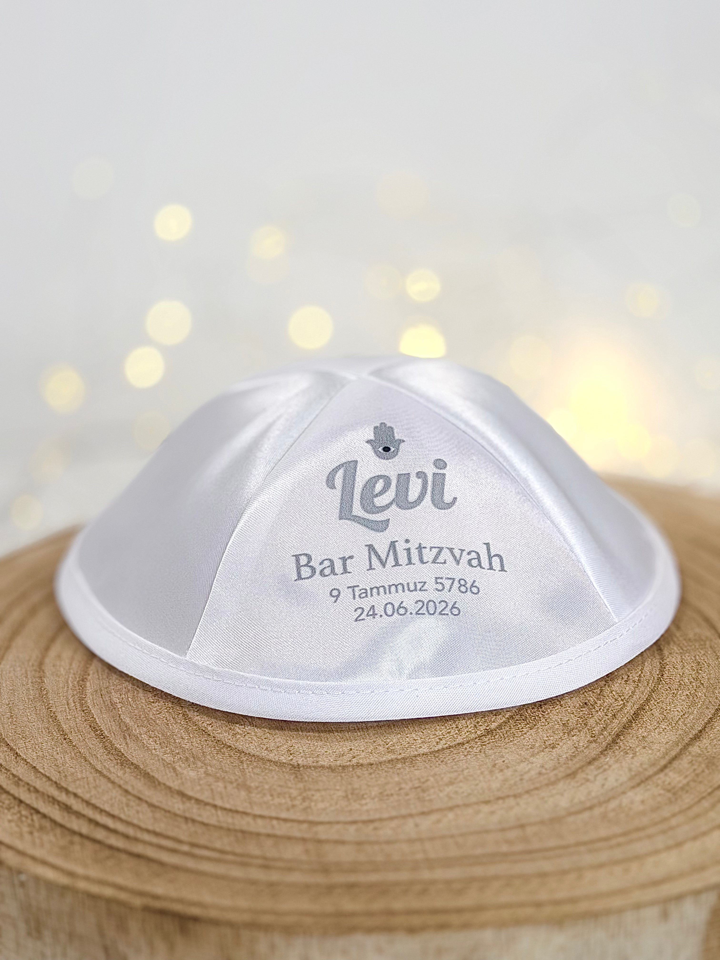 Hamsa Hand (Classic) – Bar Mitzvah Kippah