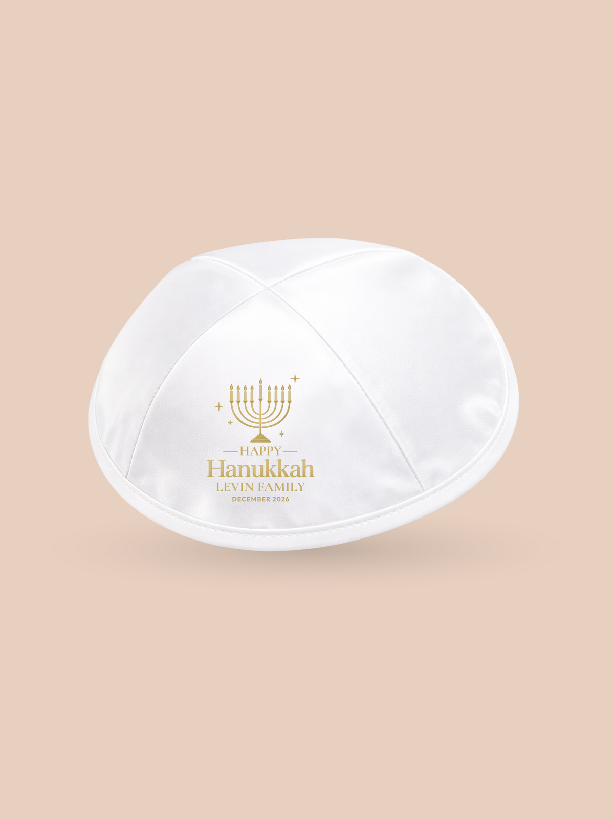 Hanukkah Menora - Holiday Kippah
