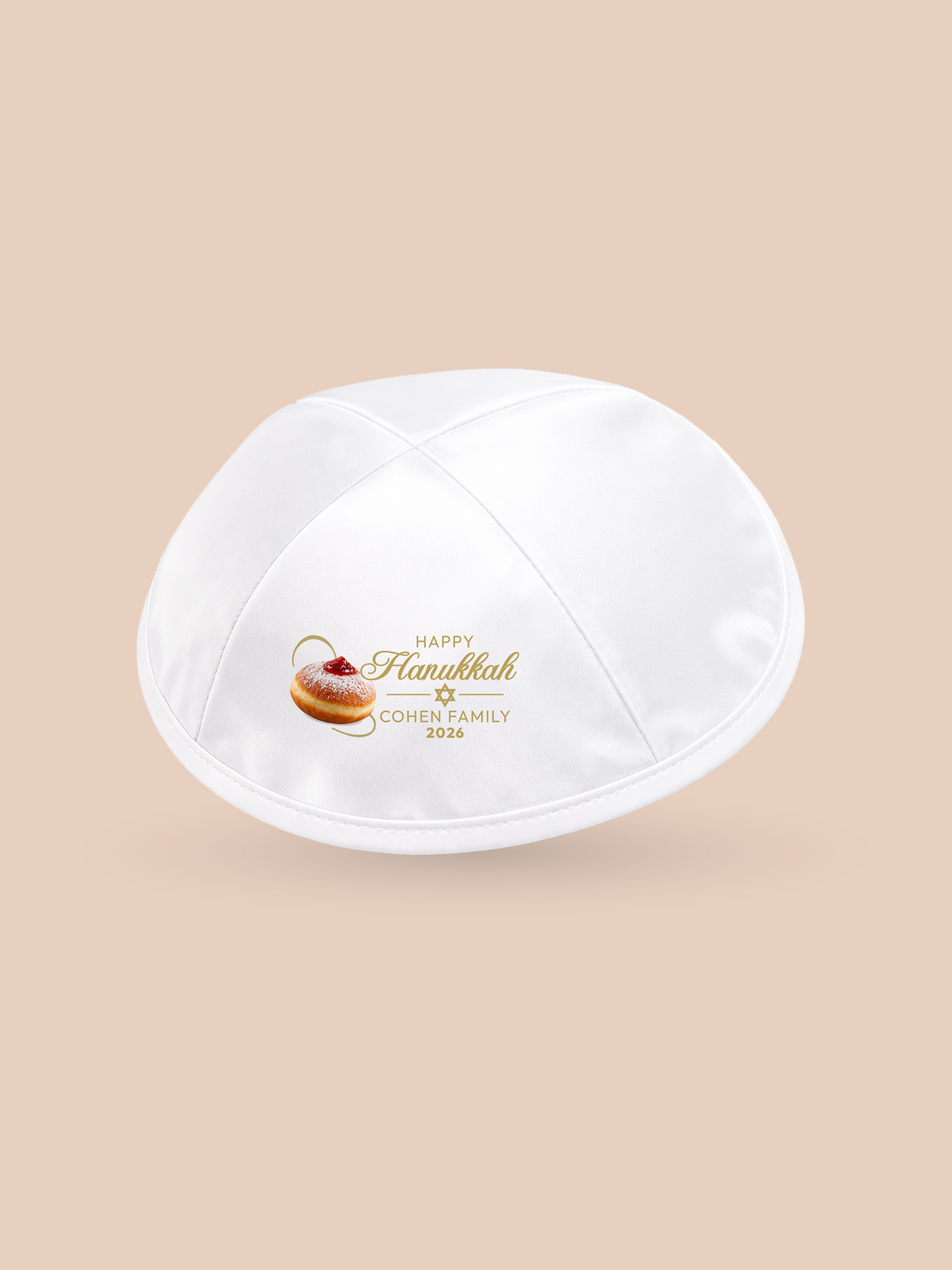 Hanukkah Sufganiyah - Holiday Kippah
