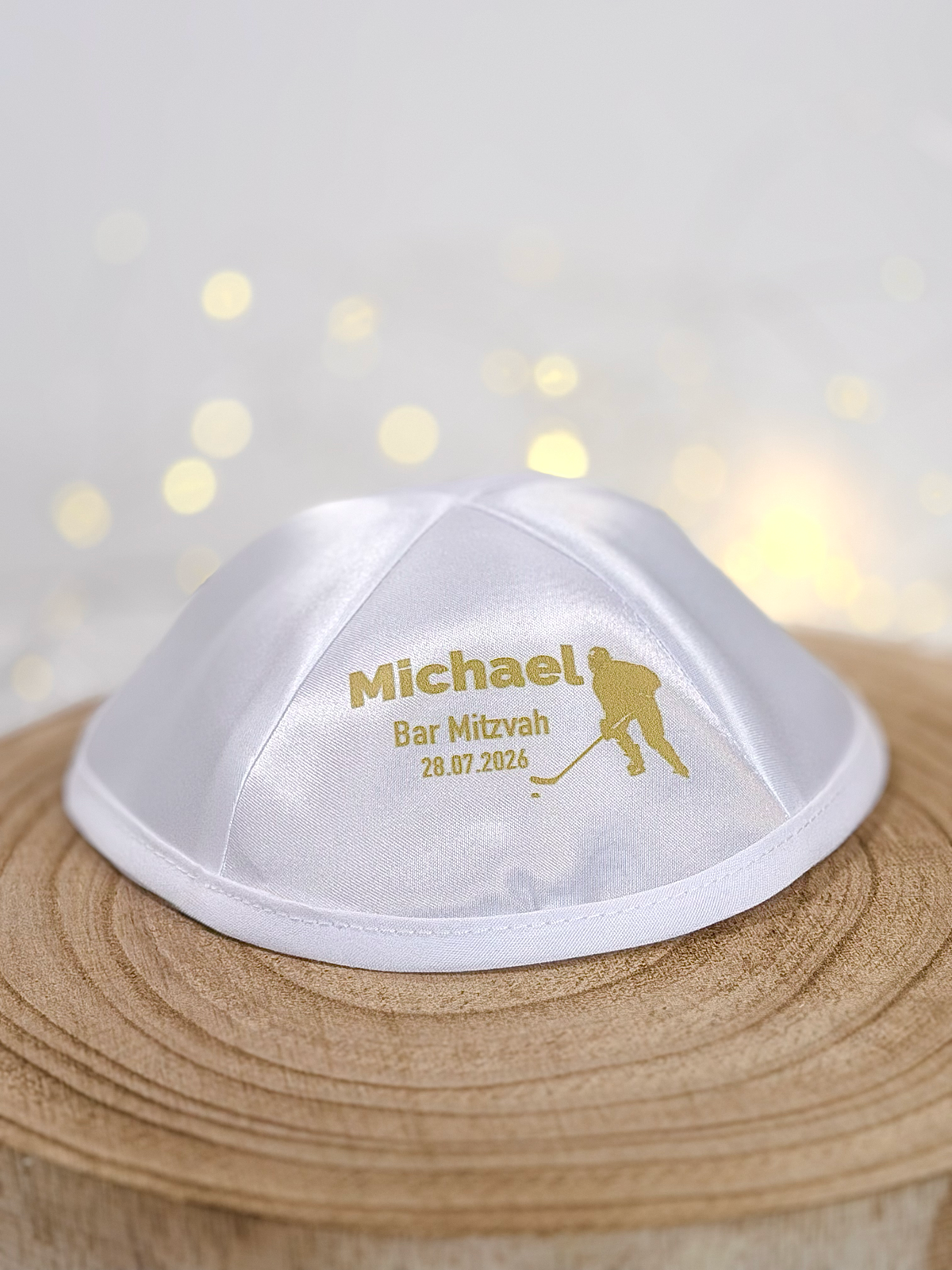 Hockey Player – Bar Mitzvah Kippah