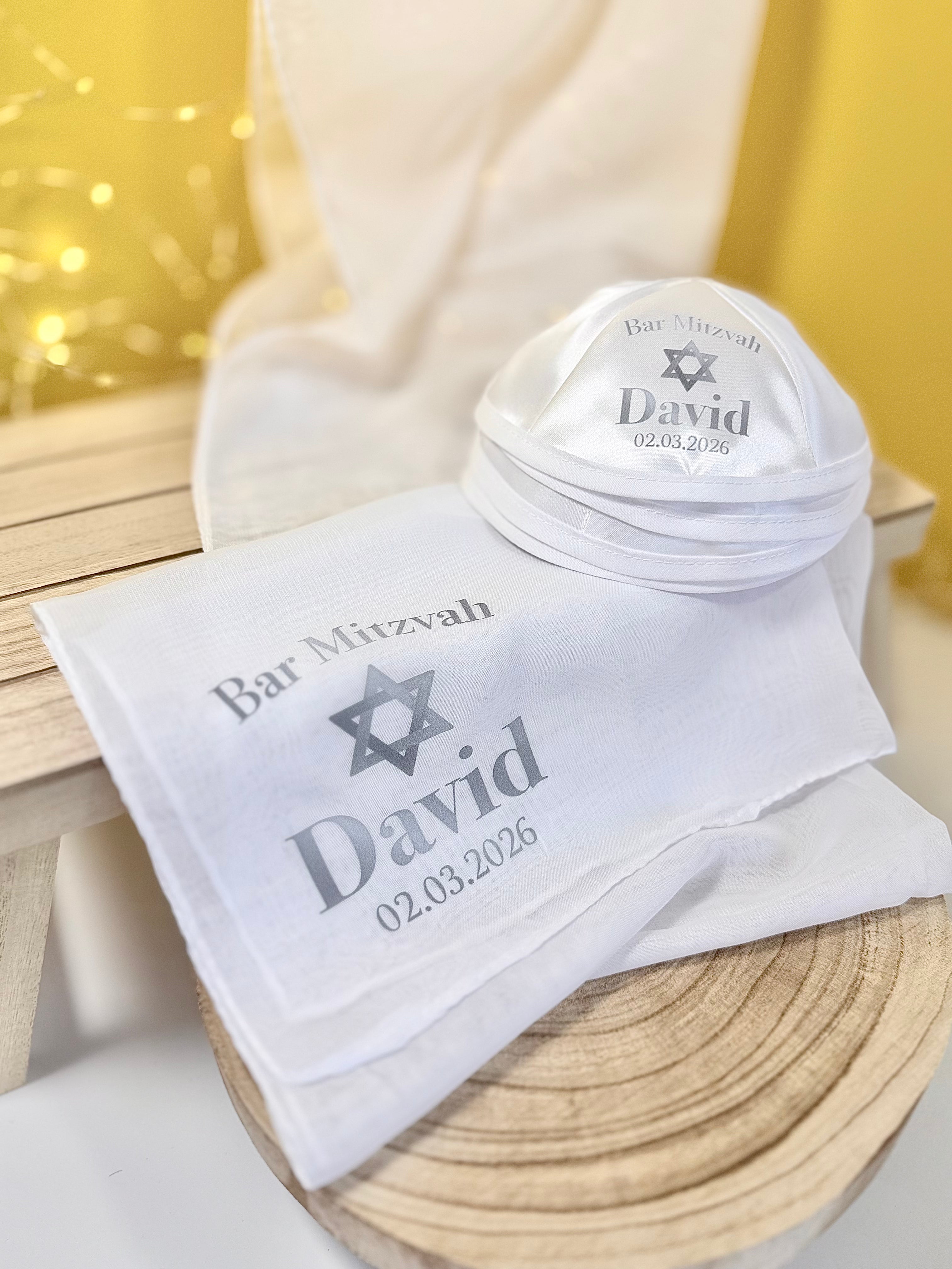 Star of David – Bar Mitzvah Kippah