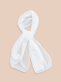 Custom White Shawl – Personalized Print